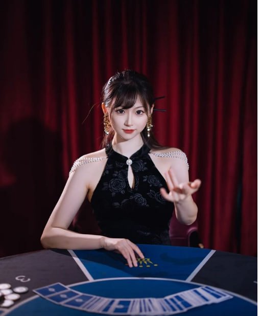 wati live-dealer studio with professional blackjack table and multilingual dealer